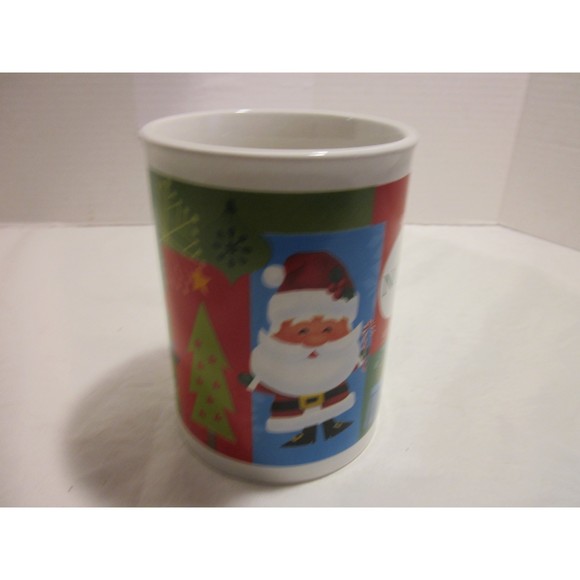 Jumbo Christmas Holiday Coffee Tea Mug Santa Tree Noel Joy Snowman Candy-cane - Picture 2 of 5